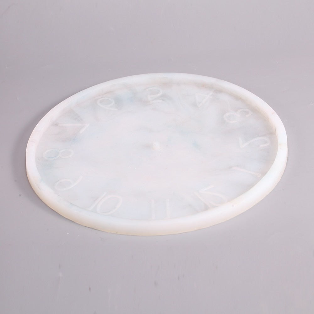 Large Resin Silicone Clock Mould Kit - Numbered