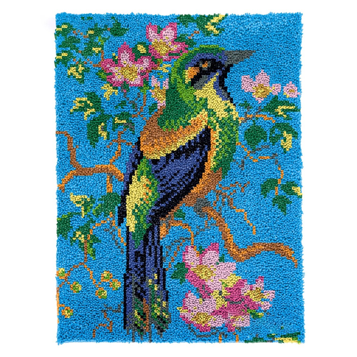 Latch Hook Kit - Rug Making Kit Pretty Birdie