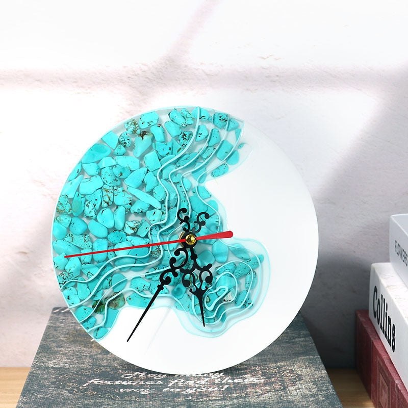 Layered Clock Resin Silicone Molds Kits Mould