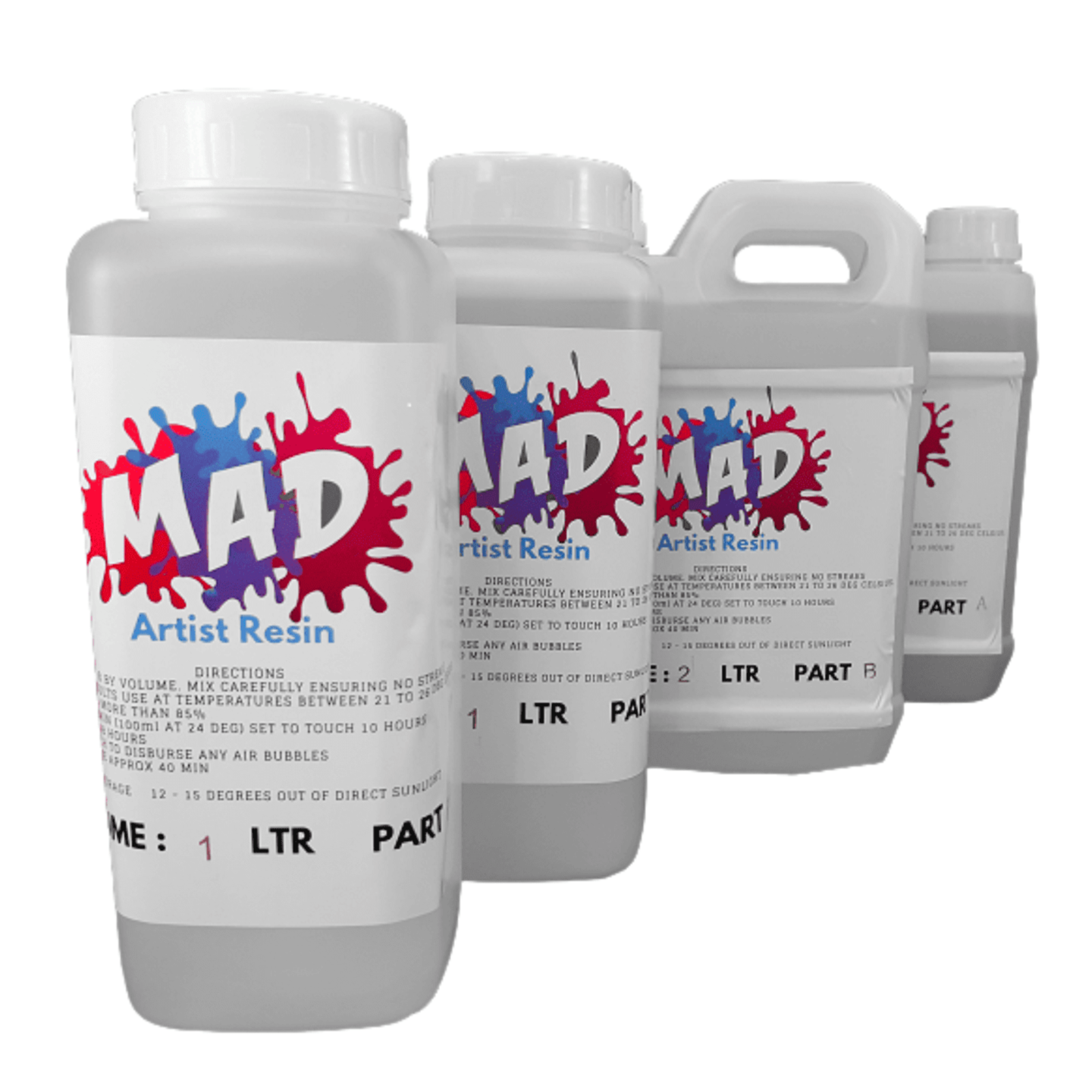 MAD Artist Resin 10kg 1:1 Ratio Mix