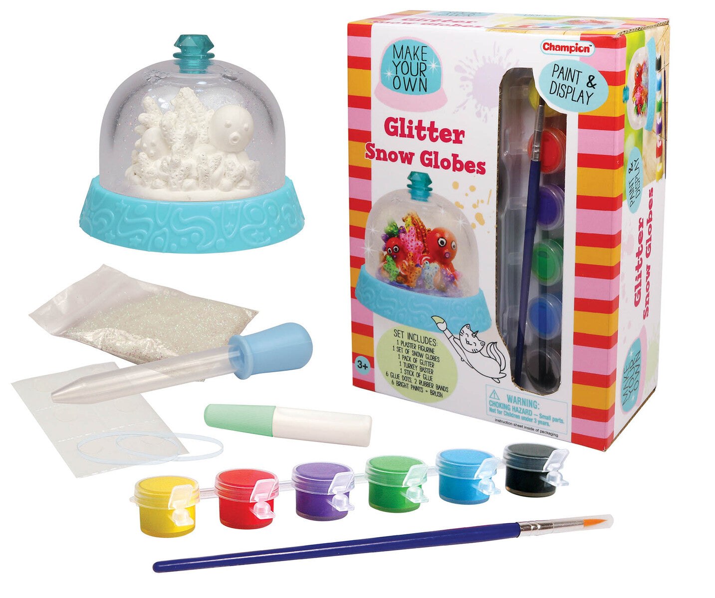 MAKE GLITTER SNOW GLOBE SEA