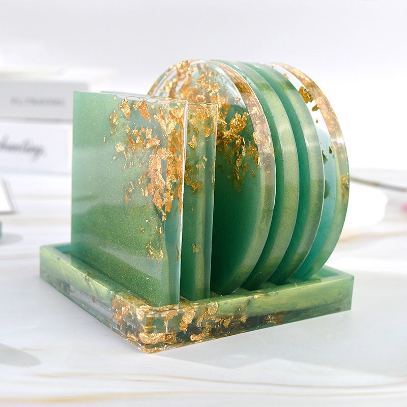 Mix Match Epoxy Resin Silcone Mould Coaster Storage Sets