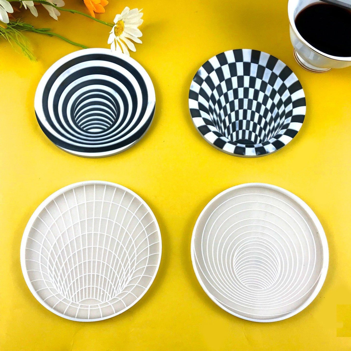 Mix Match Epoxy Resin Silcone Mould Coaster Storage Sets