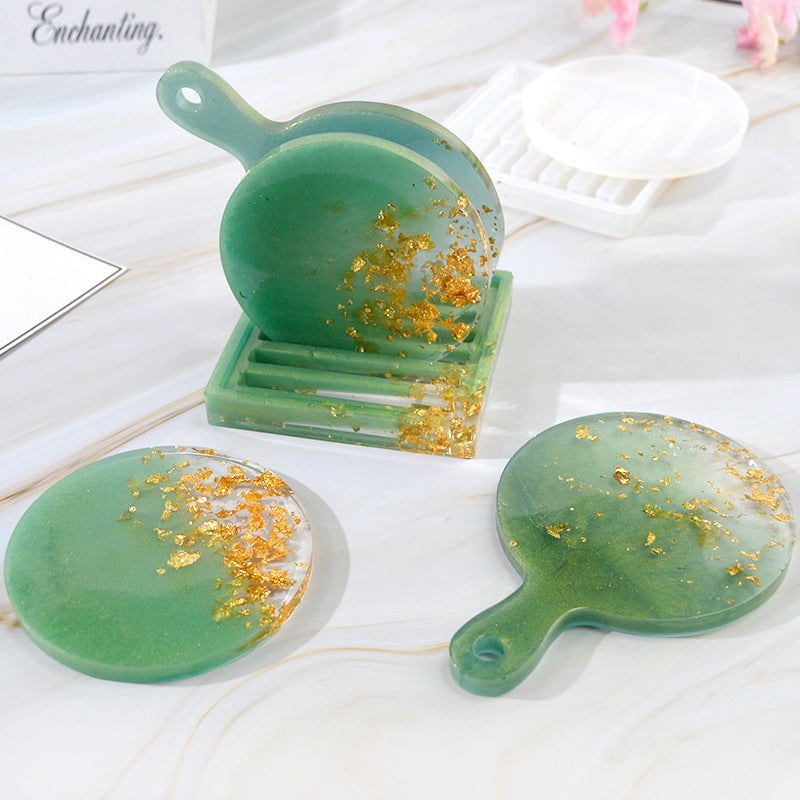 Mix Match Epoxy Resin Silcone Mould Coaster Storage Sets