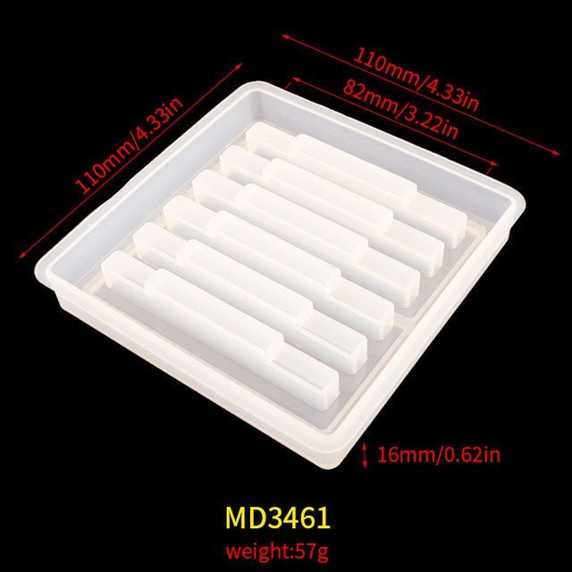 Mix Match Epoxy Resin Silcone Mould Coaster Storage Sets