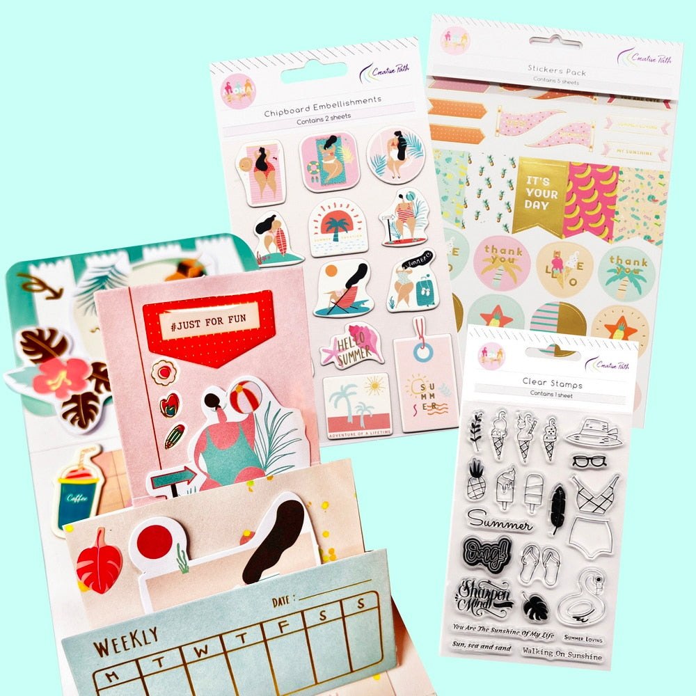 Paper Crafts Scrapbooking Value Pack - Aloha Summer