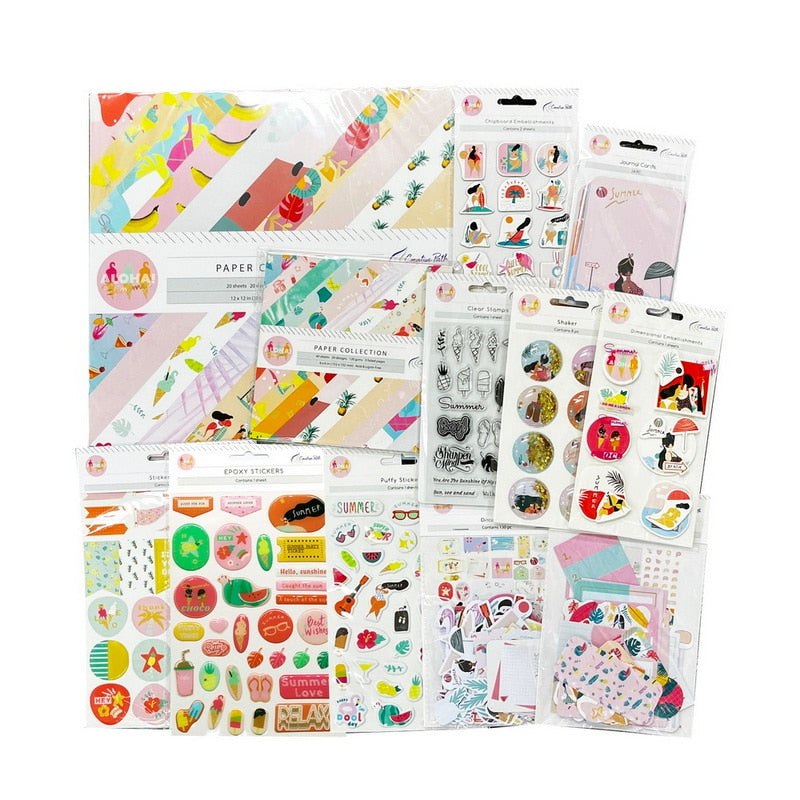 Paper Crafts Scrapbooking Value Pack - Aloha Summer