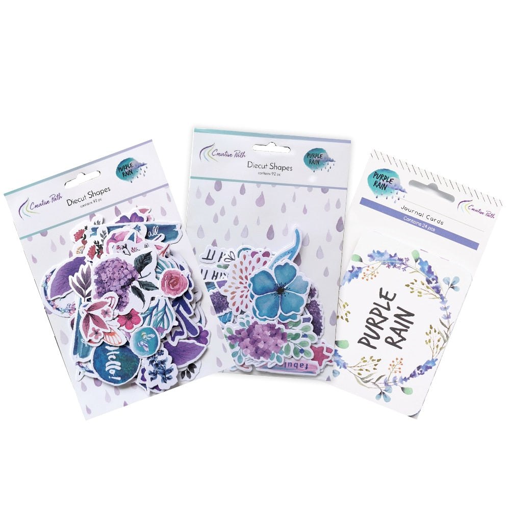 Paper Crafts Scrapbooking Value Pack - Purple Rain