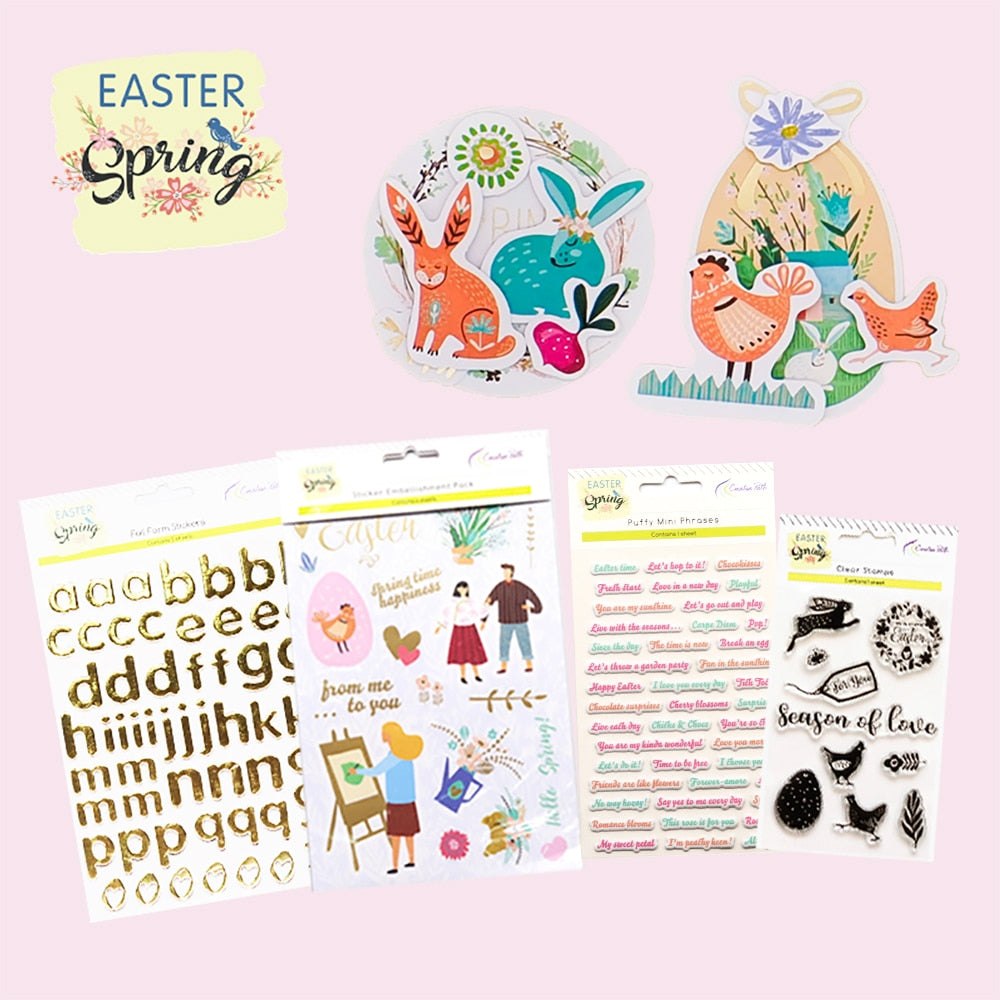 Paper Crafts Scrapbooking Value Pack - Spring Easter