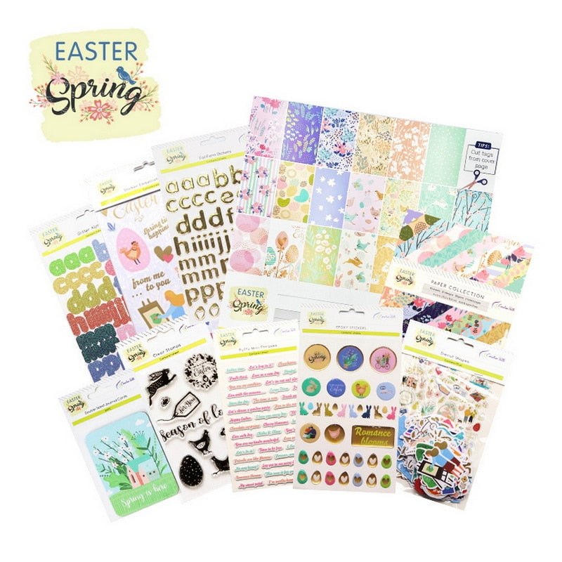 Paper Crafts Scrapbooking Value Pack - Spring Easter