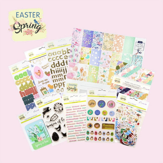 Paper Crafts Scrapbooking Value Pack - Spring Easter