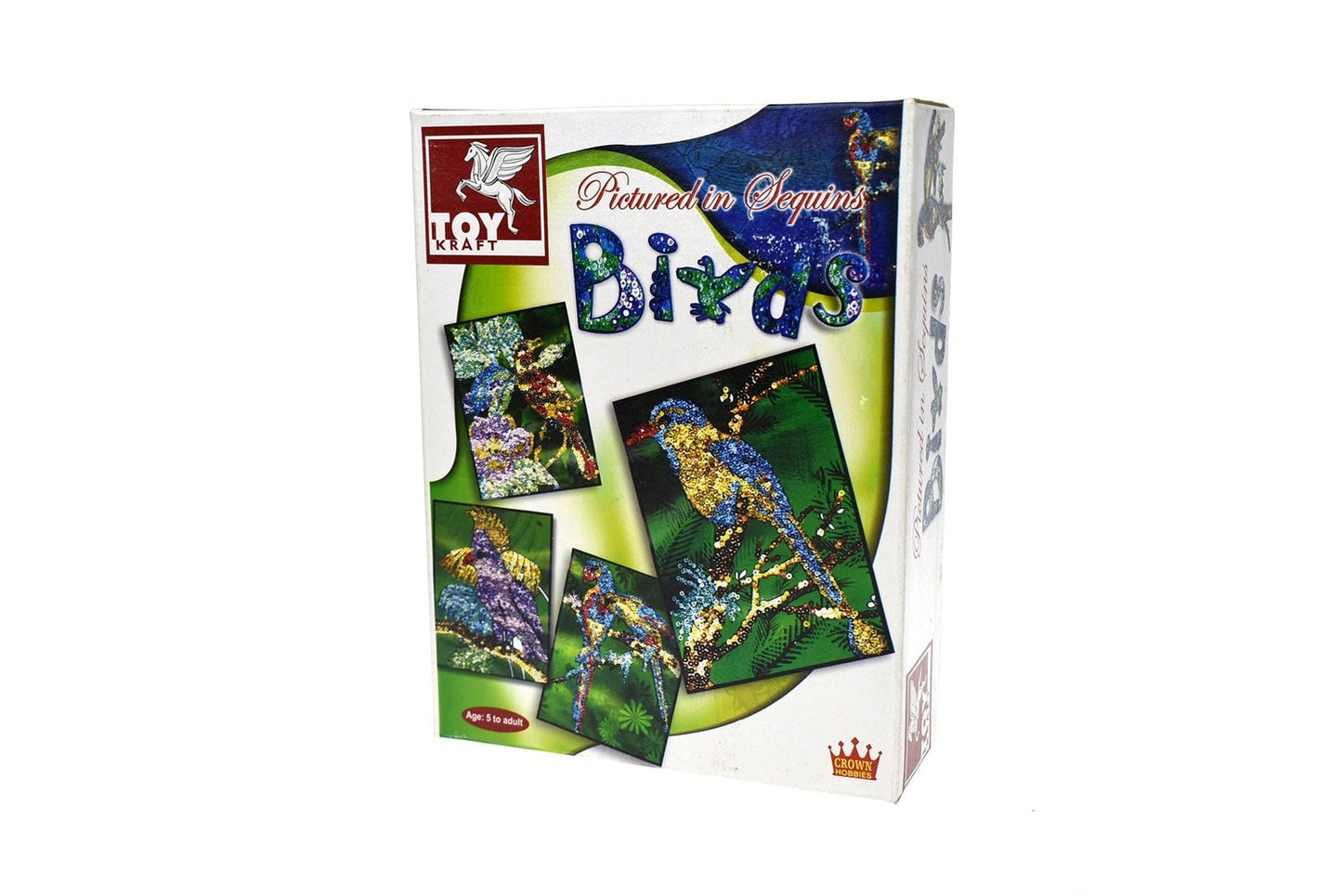 PICTURED SEQUINS BIRDS CRAFT KIT