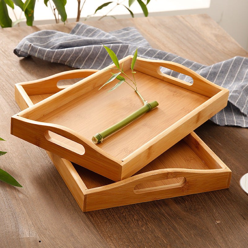 Rectangular Bamboo Serving Tray