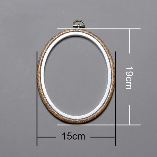 Retro Round Oval Embroidery Hoops Embroidery