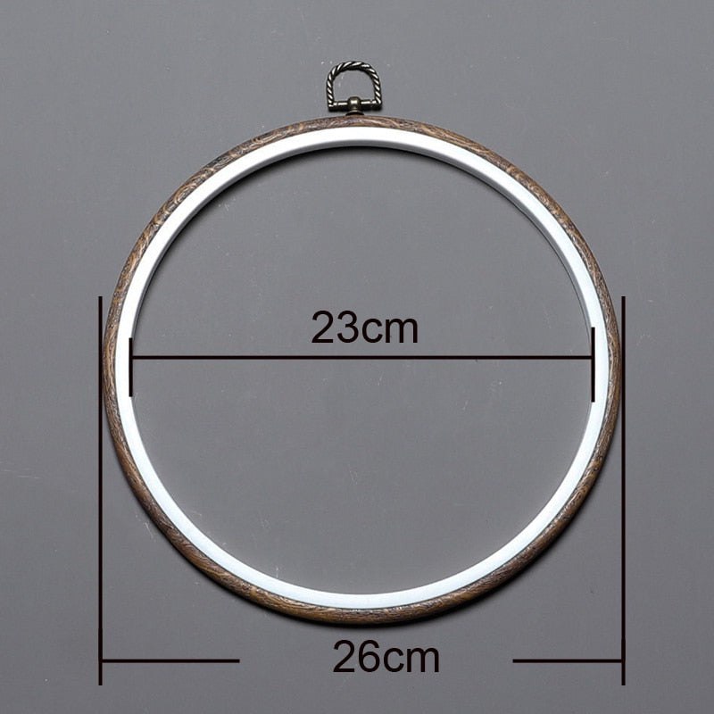Retro Round Oval Embroidery Hoops Embroidery