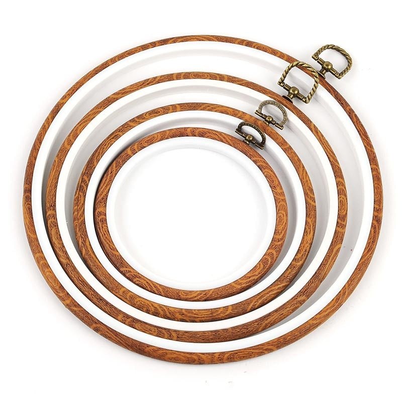 Retro Round Oval Embroidery Hoops Embroidery