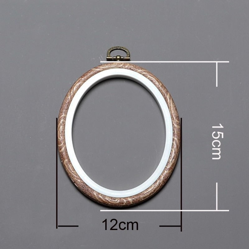 Retro Round Oval Embroidery Hoops Embroidery