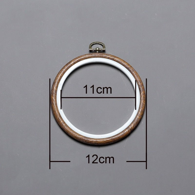 Retro Round Oval Embroidery Hoops Embroidery