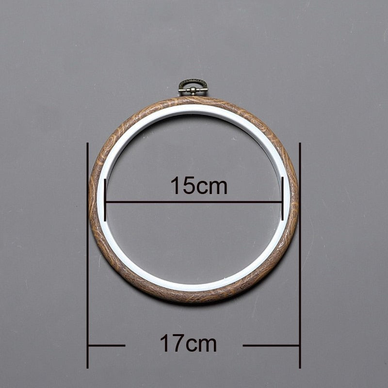Retro Round Oval Embroidery Hoops Embroidery