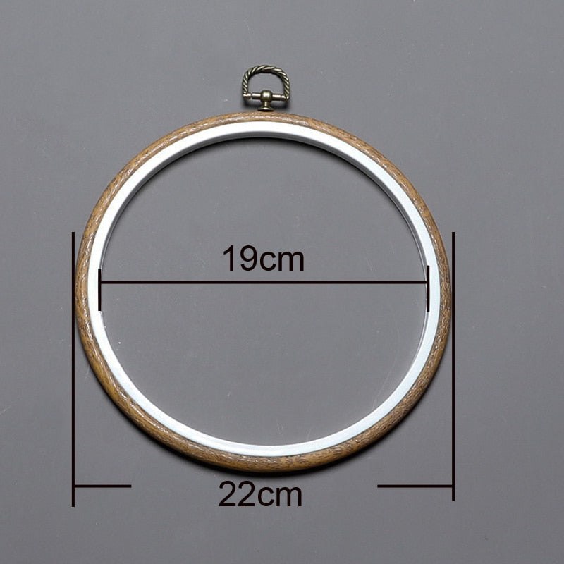 Retro Round Oval Embroidery Hoops Embroidery
