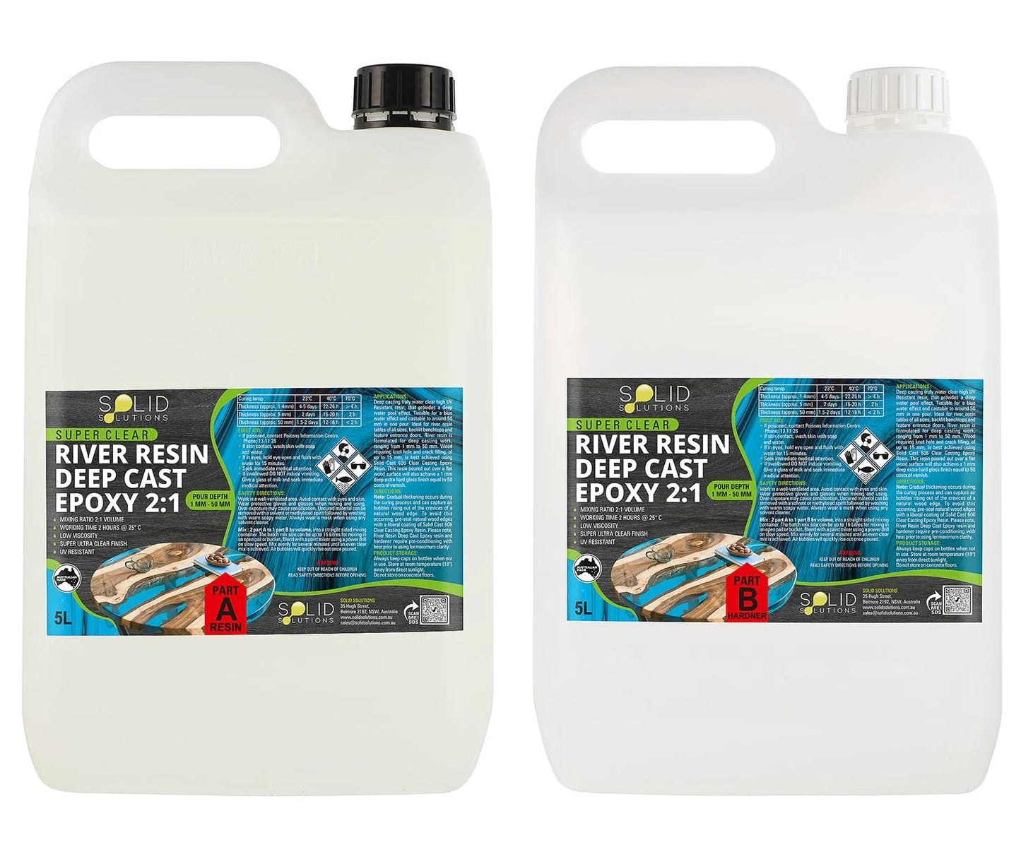 River Epoxy Resin Deep Cast 2:1 - 15 Litre Kit