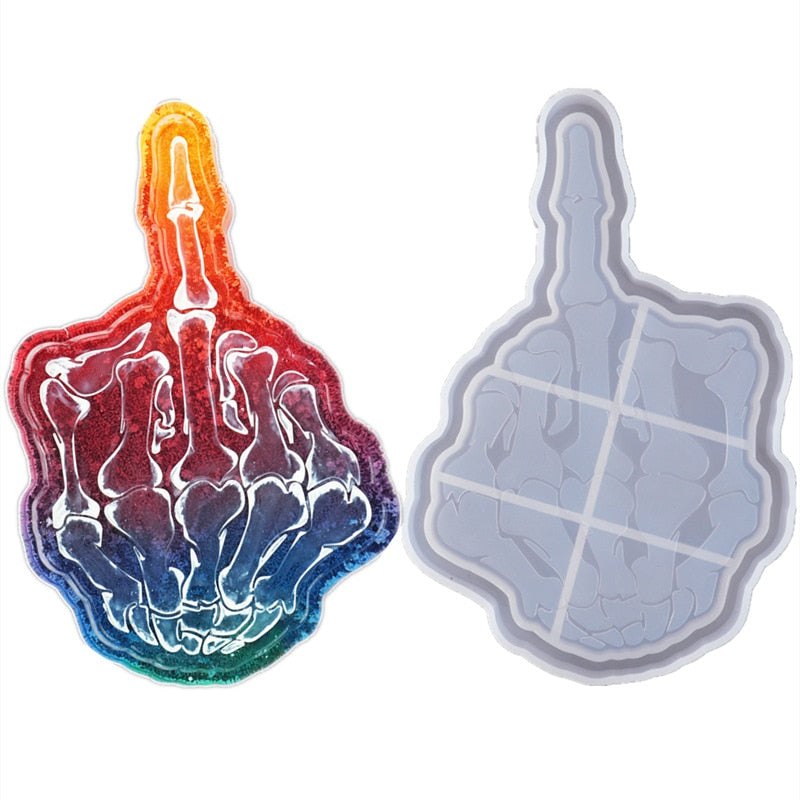 Skeleton Hand Tray Resin Silicone Casting Mould