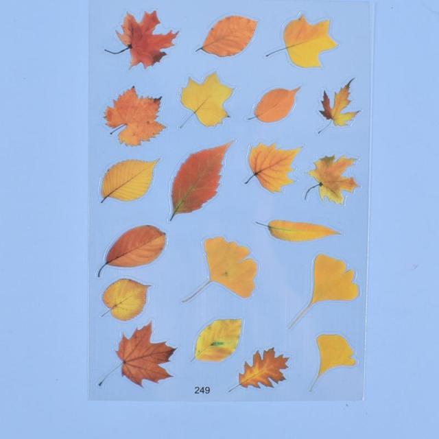 Transparent Flowers Stickers Epoxy Resin Filling