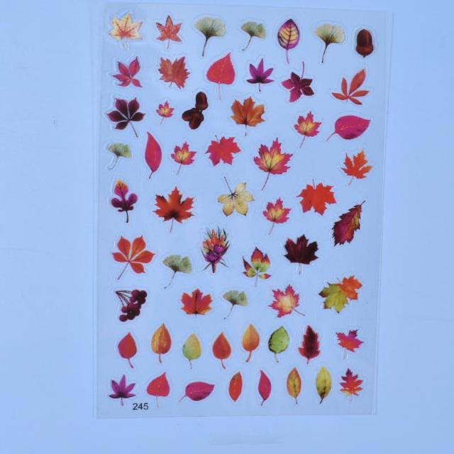Transparent Flowers Stickers Epoxy Resin Filling