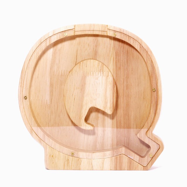 Wooden Alphabet Money Box Blanks