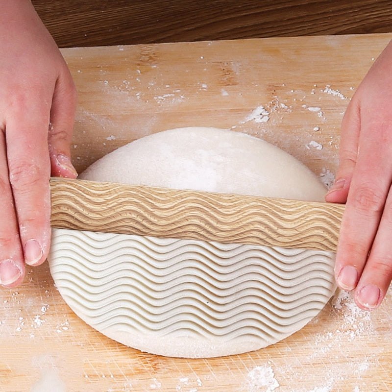 Wooden Texture Rolling Pin Ceramic Pottery Art Embossed DIY Clay Craft Tool