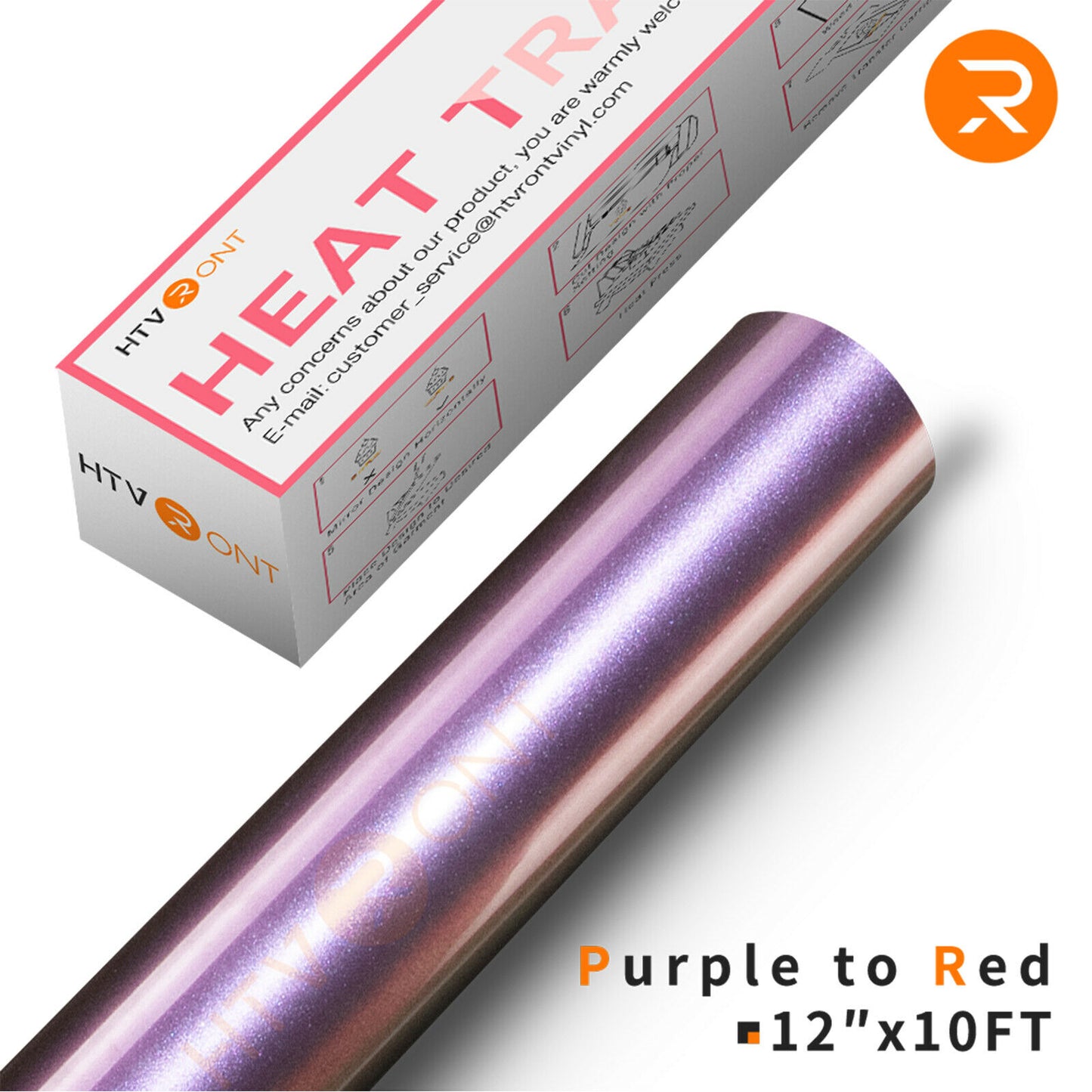 30x300cm HTVRONT Chameleon Gradient Heat Transfer Vinyl Rolls