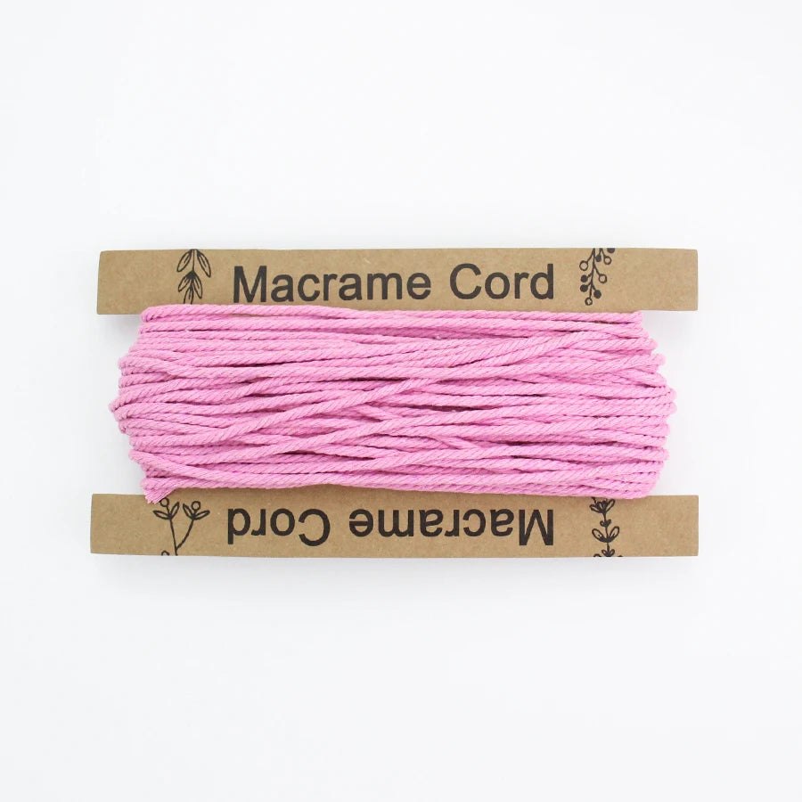 3mm Macrame Cord - 25m Roll 4-strand twisted woven cotton rope