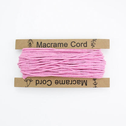 3mm Macrame Cord - 25m Roll 4-strand twisted woven cotton rope
