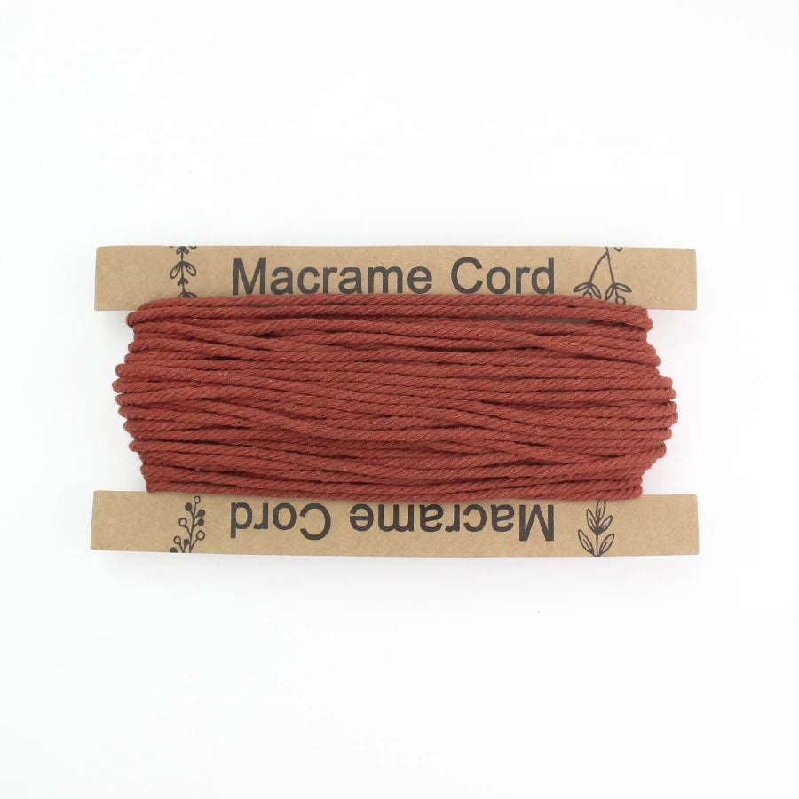 3mm Macrame Cord - 25m Roll 4-strand twisted woven cotton rope