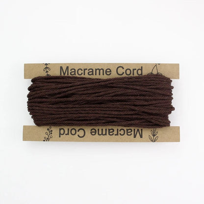 3mm Macrame Cord - 25m Roll 4-strand twisted woven cotton rope