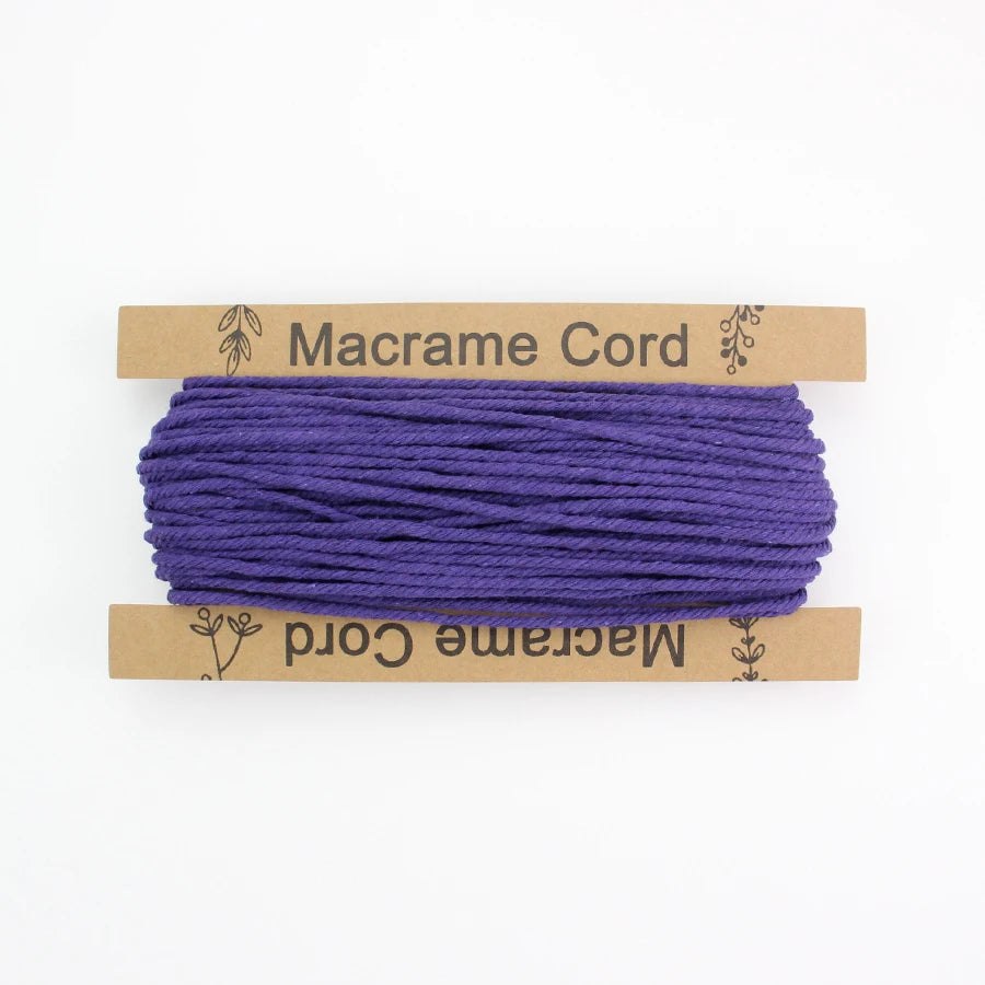 3mm Macrame Cord - 25m Roll 4-strand twisted woven cotton rope