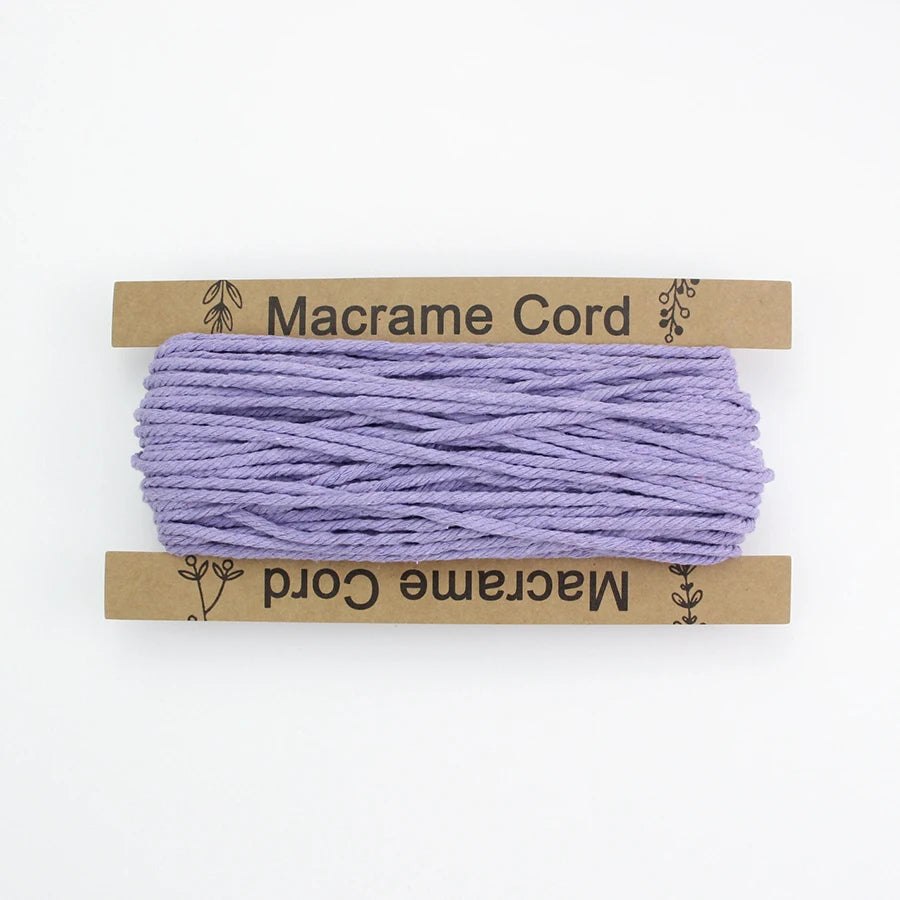 3mm Macrame Cord - 25m Roll 4-strand twisted woven cotton rope