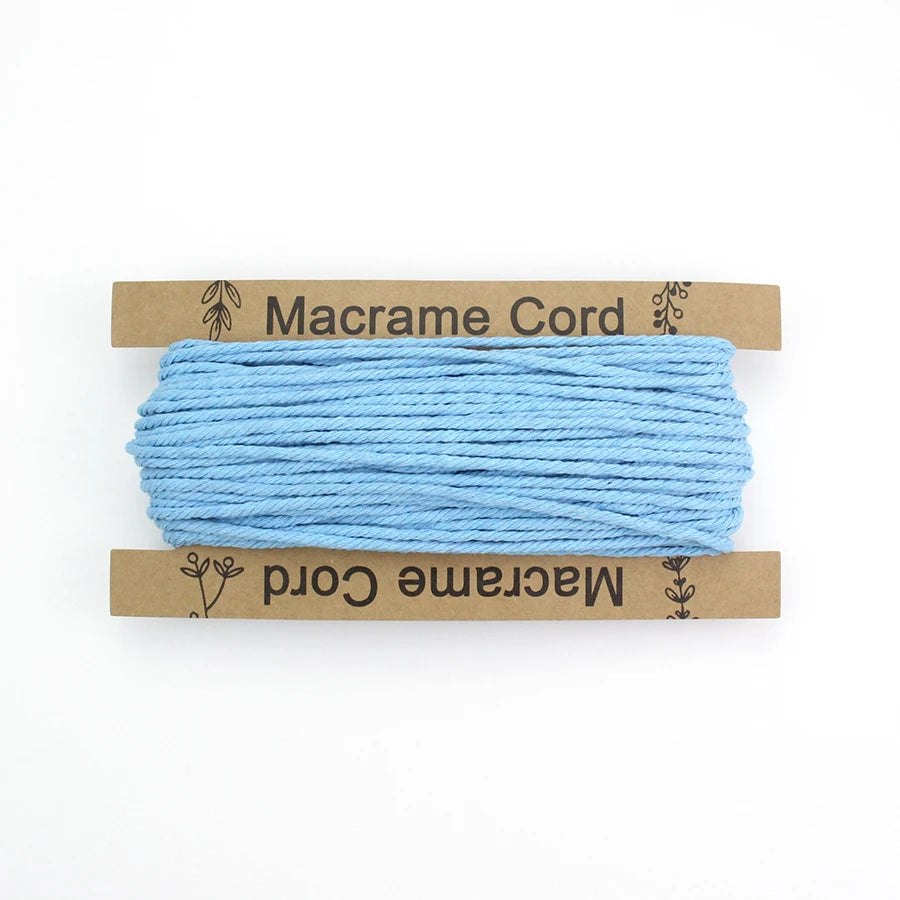 3mm Macrame Cord - 25m Roll 4-strand twisted woven cotton rope