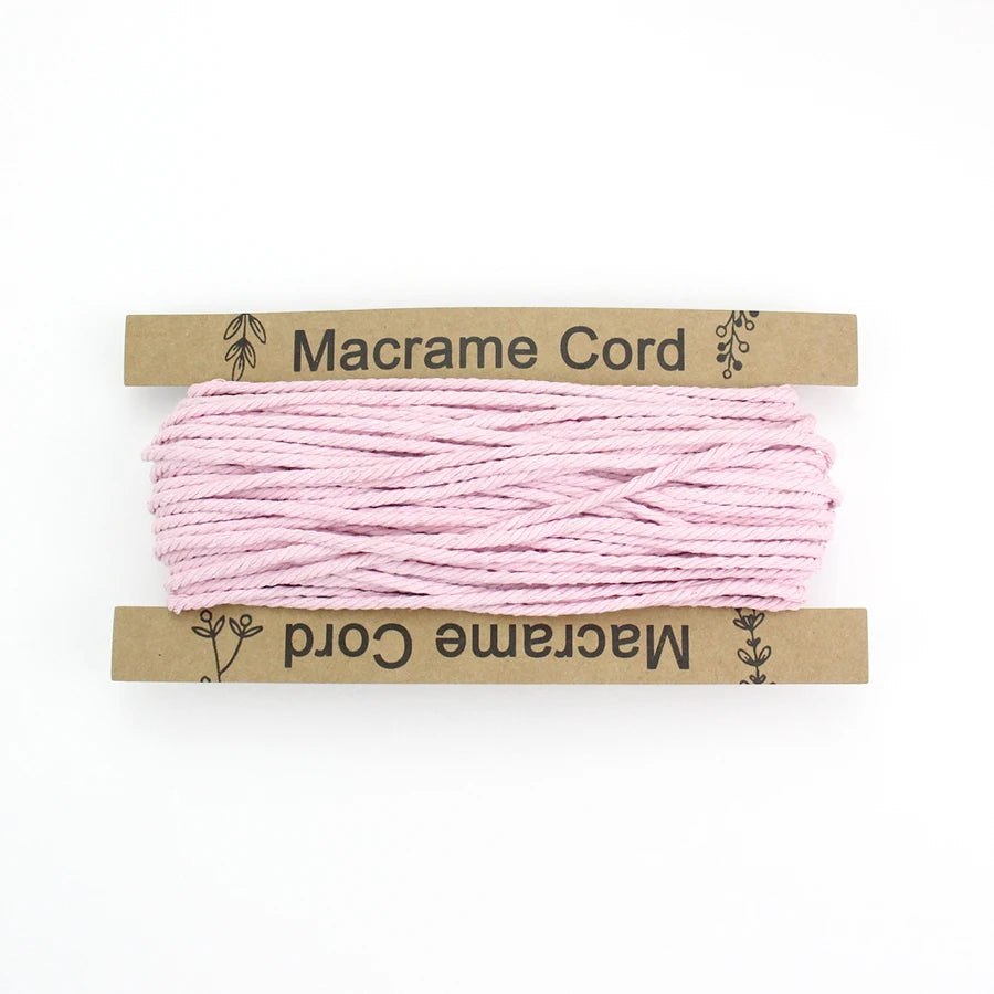 3mm Macrame Cord - 25m Roll 4-strand twisted woven cotton rope