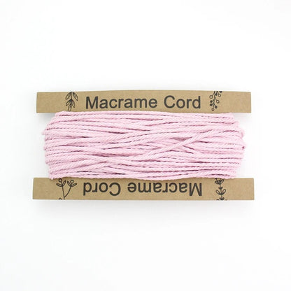 3mm Macrame Cord - 25m Roll 4-strand twisted woven cotton rope