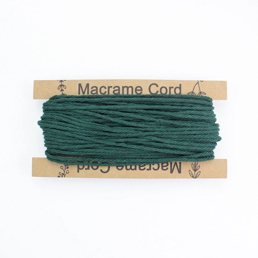 3mm Macrame Cord - 25m Roll 4-strand twisted woven cotton rope