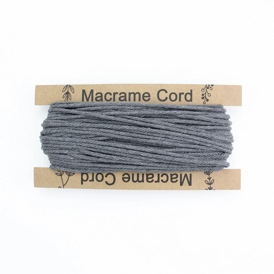 3mm Macrame Cord - 25m Roll 4-strand twisted woven cotton rope