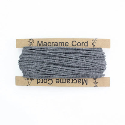3mm Macrame Cord - 25m Roll 4-strand twisted woven cotton rope