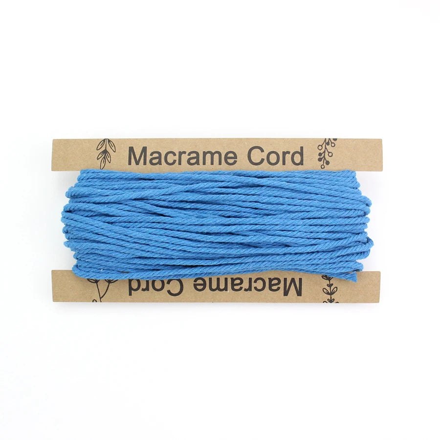 3mm Macrame Cord - 25m Roll 4-strand twisted woven cotton rope