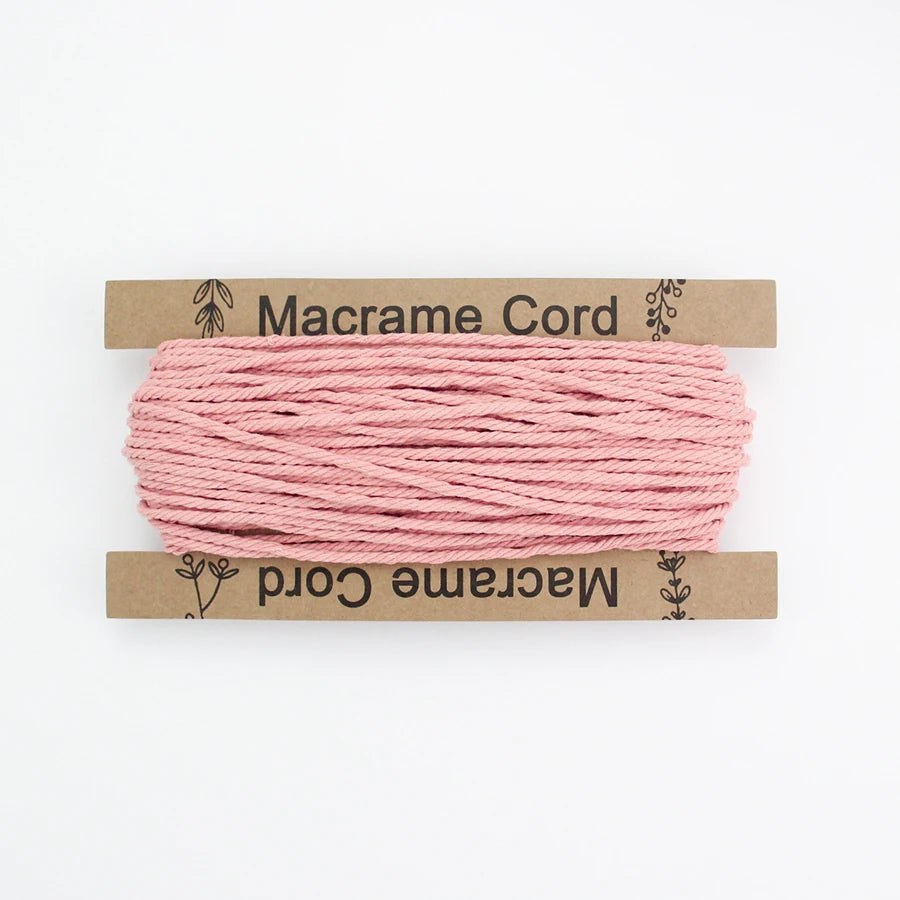 3mm Macrame Cord - 25m Roll 4-strand twisted woven cotton rope