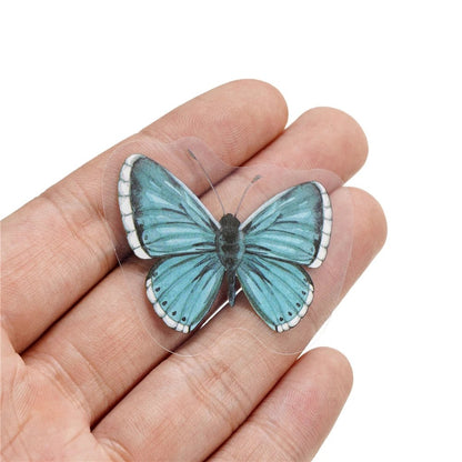 40pcs PVC Translucent Resin Mix Ins - Butterflies and Plants