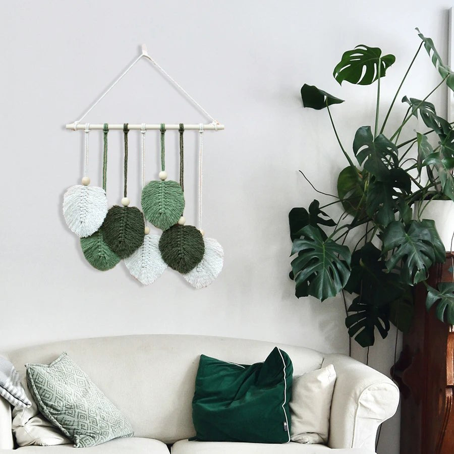 Boho Leaf Hanging Macrame Kit