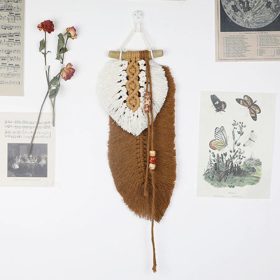 Boho Leaf Wall Hanging Macrame Kit