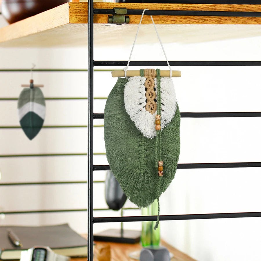 Boho Leaf Wall Hanging Macrame Kit