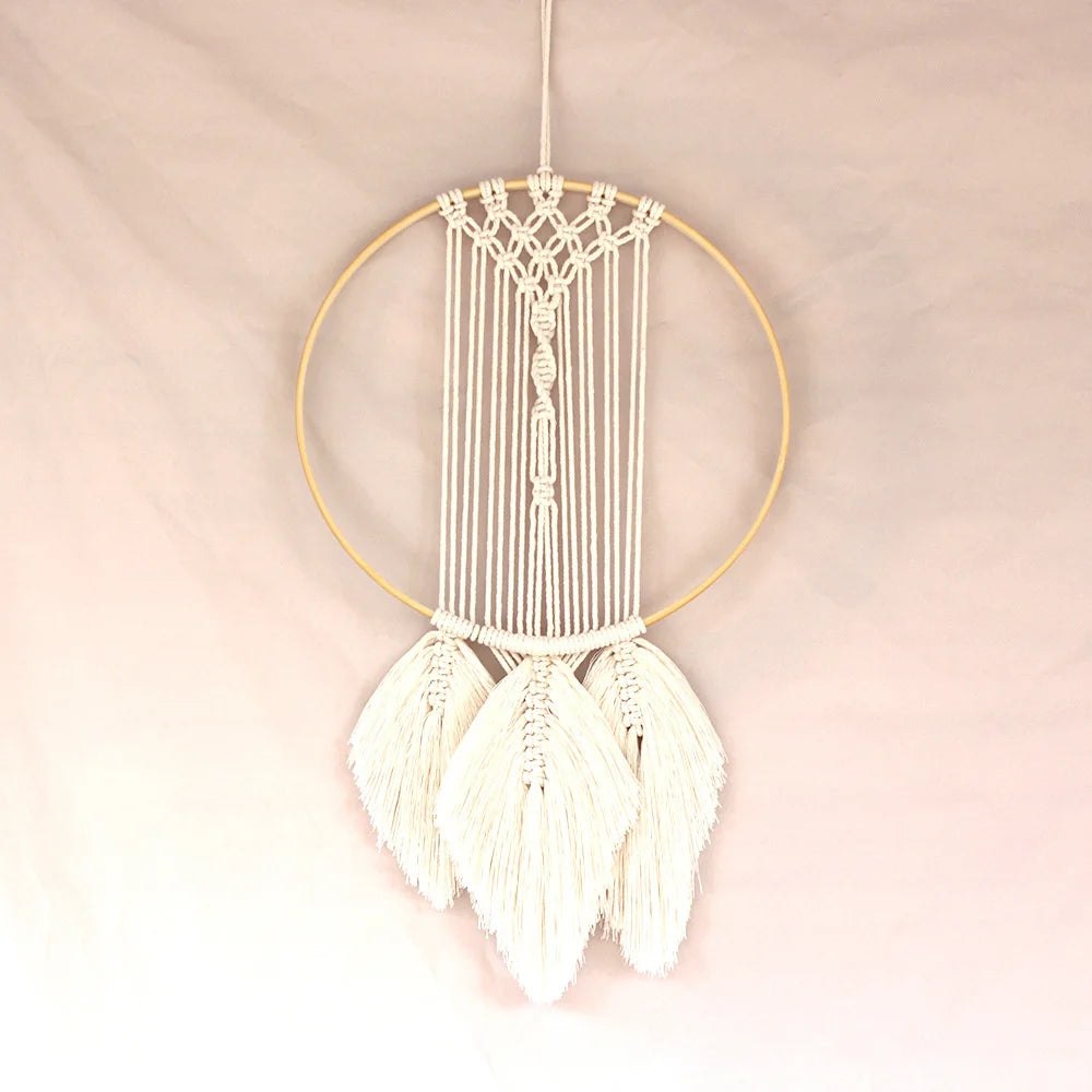 Boho Style Leaf Macrame Tapestry DIY Kit